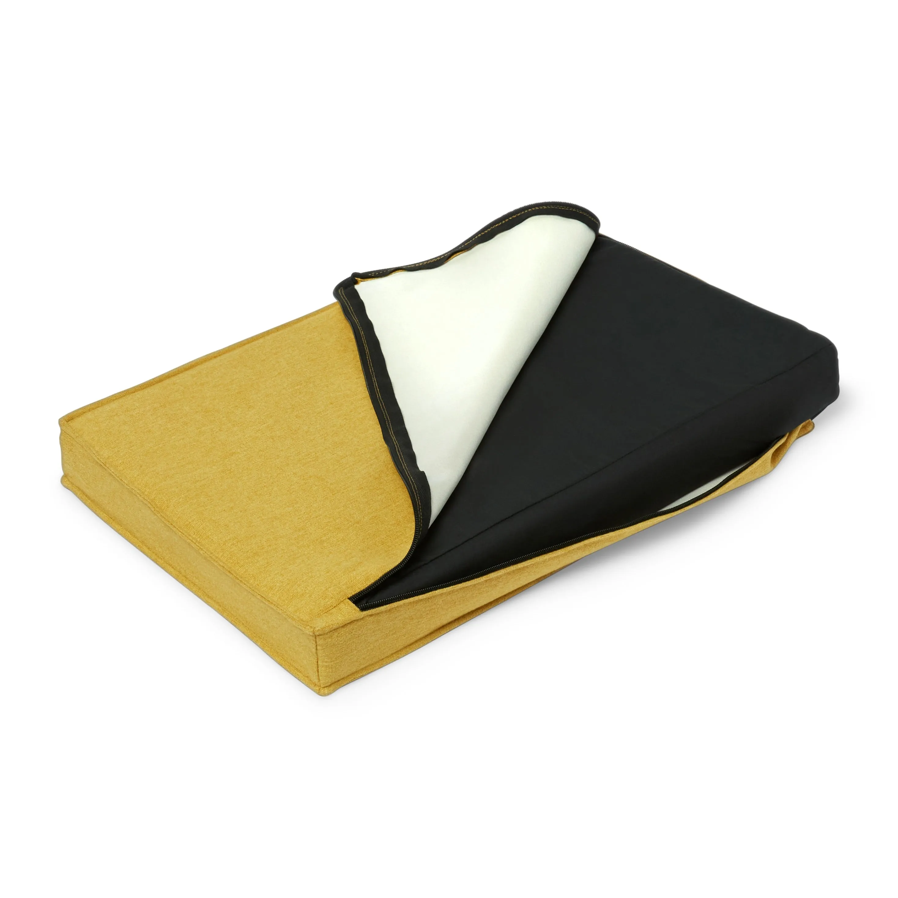 Alpine Dog Cushion - Mustard