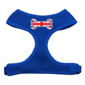 Bone Flag UK Screen Print Soft Mesh Harness Blue Small