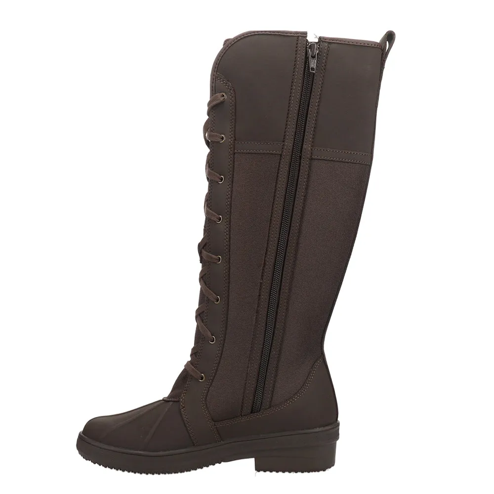 Carima Pluma Lace Up Zippered Boots