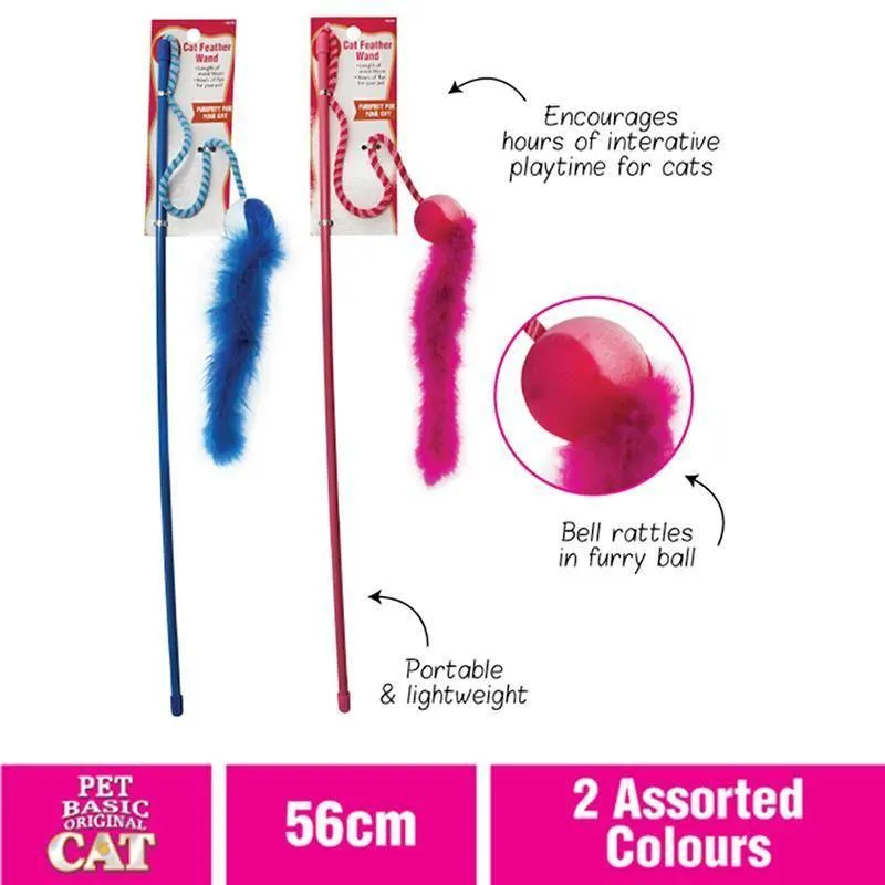 Cat Feather Wand - 56cm