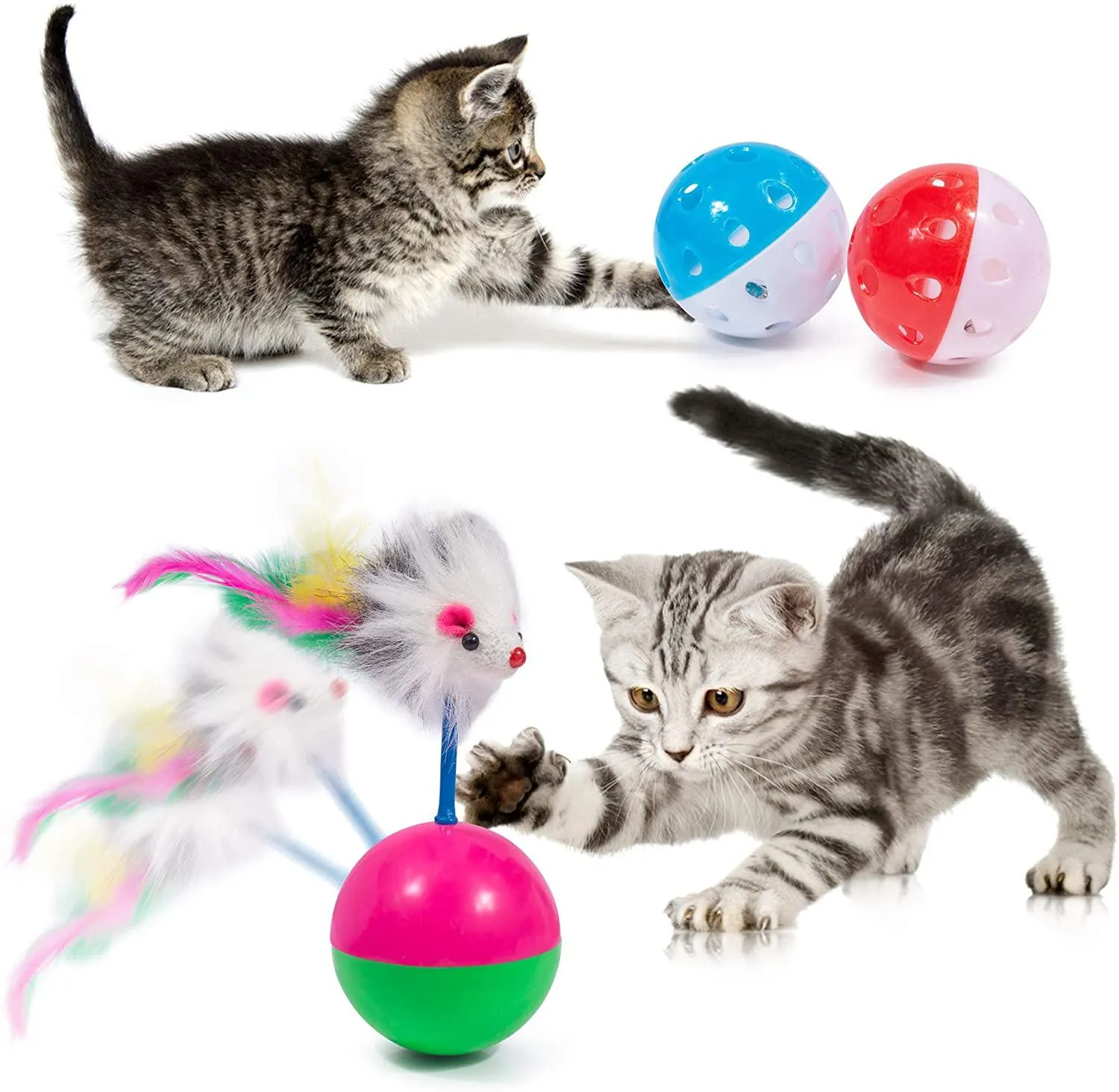 Cat Toys Kitten Toys 34pcs
