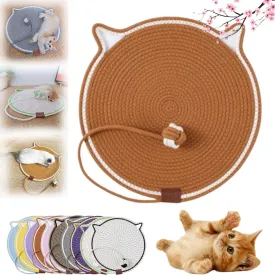 CeleryPets Dual Scratching Pad, Scratching Pads for Indoor Cats, Cat Toys Scratching cat Toy, French Fries Bed, 17/20 Dual Scratching Pad for Cats with Cat Toy (17in,Brown)