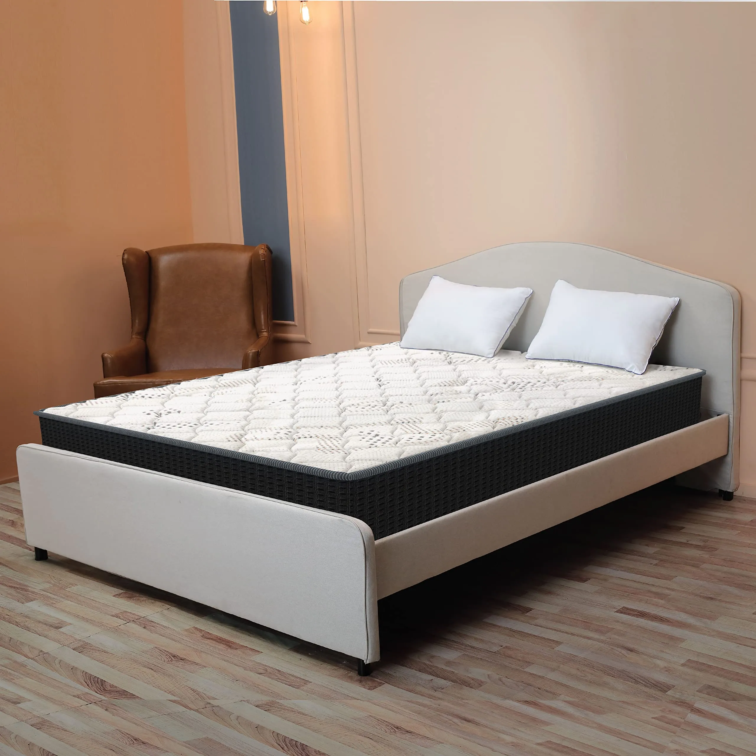 Centuary Mattresses Spine Support 6 inch Extra Firm Orthopedic Coir Mattress (King, 78X72X6)