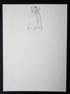 Christening Gown Invite (Clearance)