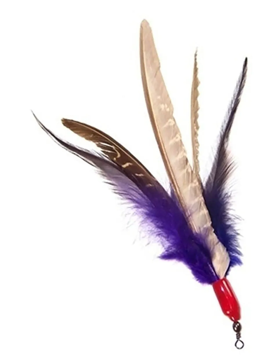 Da Bird with Guinea Feathers Cat Toy by Go Cat