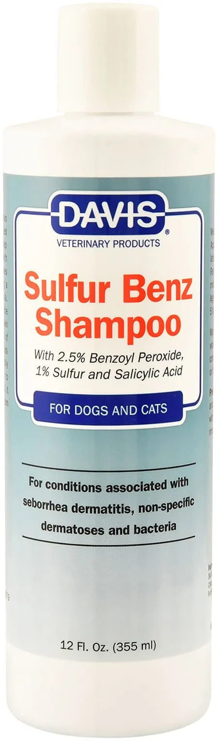 Davis Sulfur Benz (Benzoyl Peroxide) Shampoo