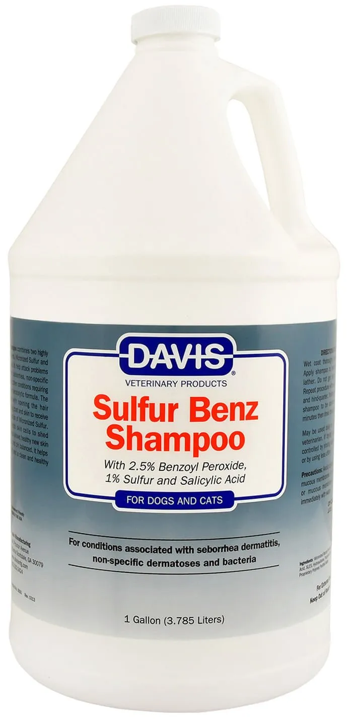 Davis Sulfur Benz (Benzoyl Peroxide) Shampoo