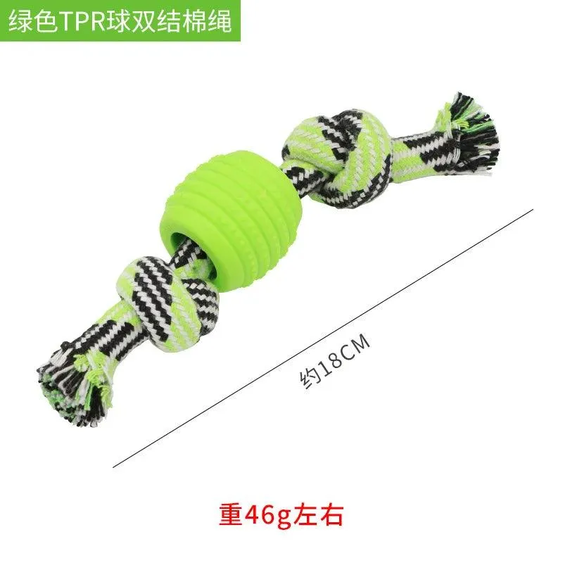 Dog Molar Toy, Durable Chew Ball Toy Dog Chew Toys Plush Cotton Rope Molar Toy Tooth Cleaning Toys Dog Training Interactive Toy(Monkey)