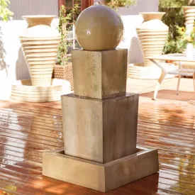 Double Obtuse Fountain with Ball Gist