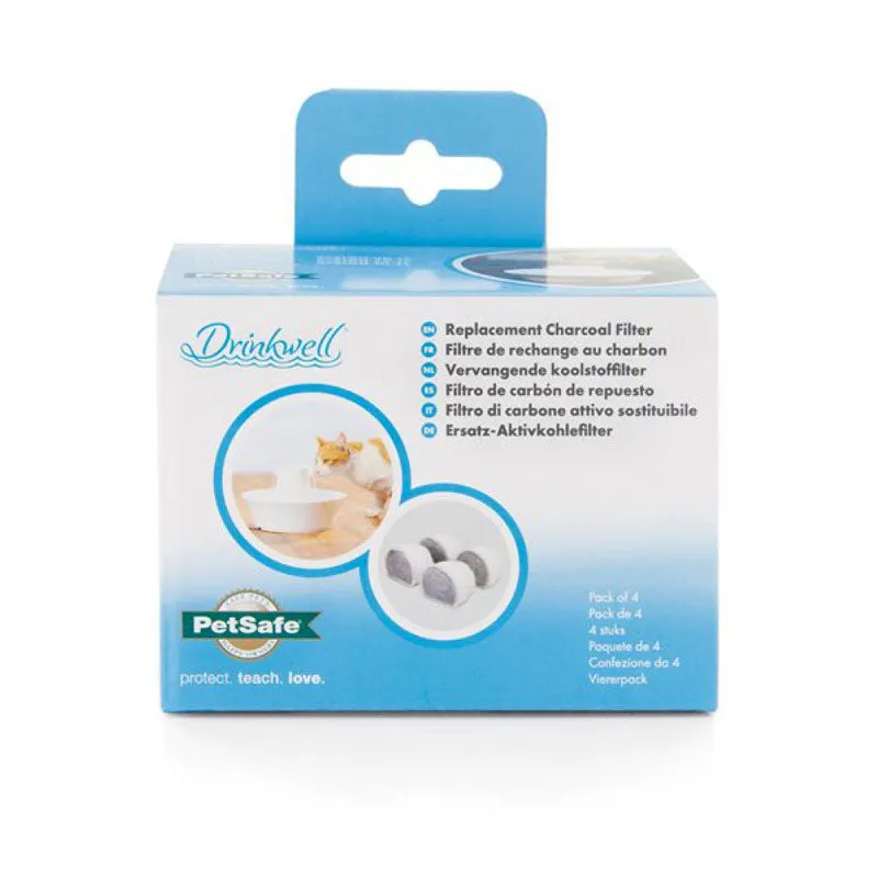Drinkwell Replacement Charcoal Filters - 4 Pack