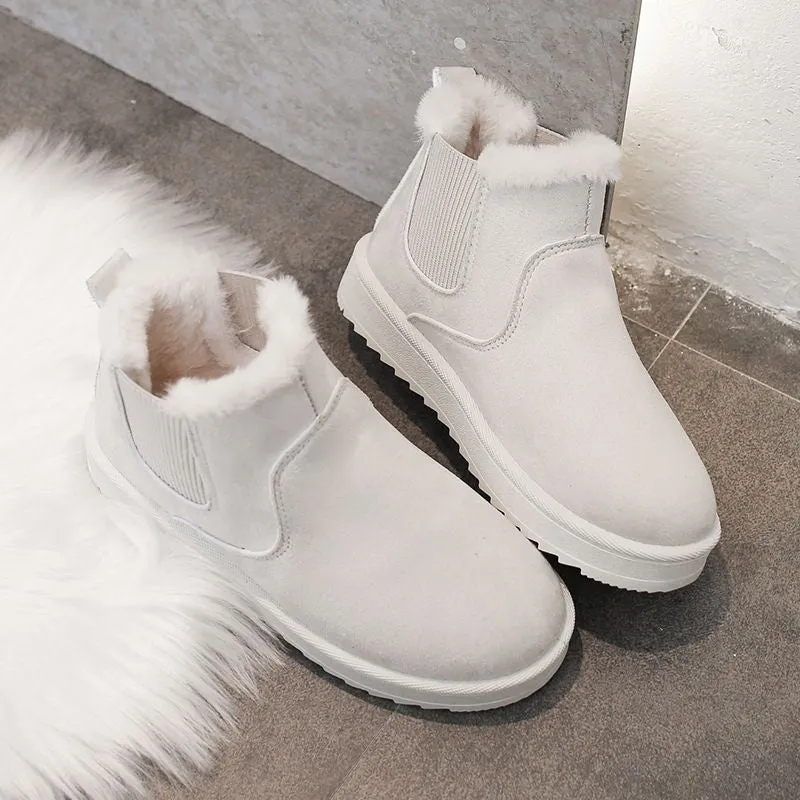Dyavor Women Modern Orthopedic Plush Boots