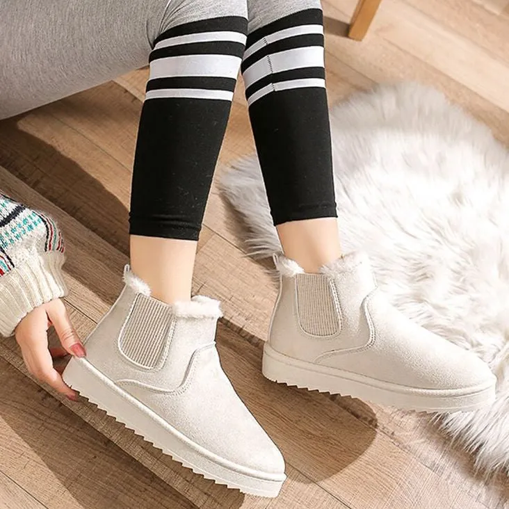 Dyavor Women Modern Orthopedic Plush Boots