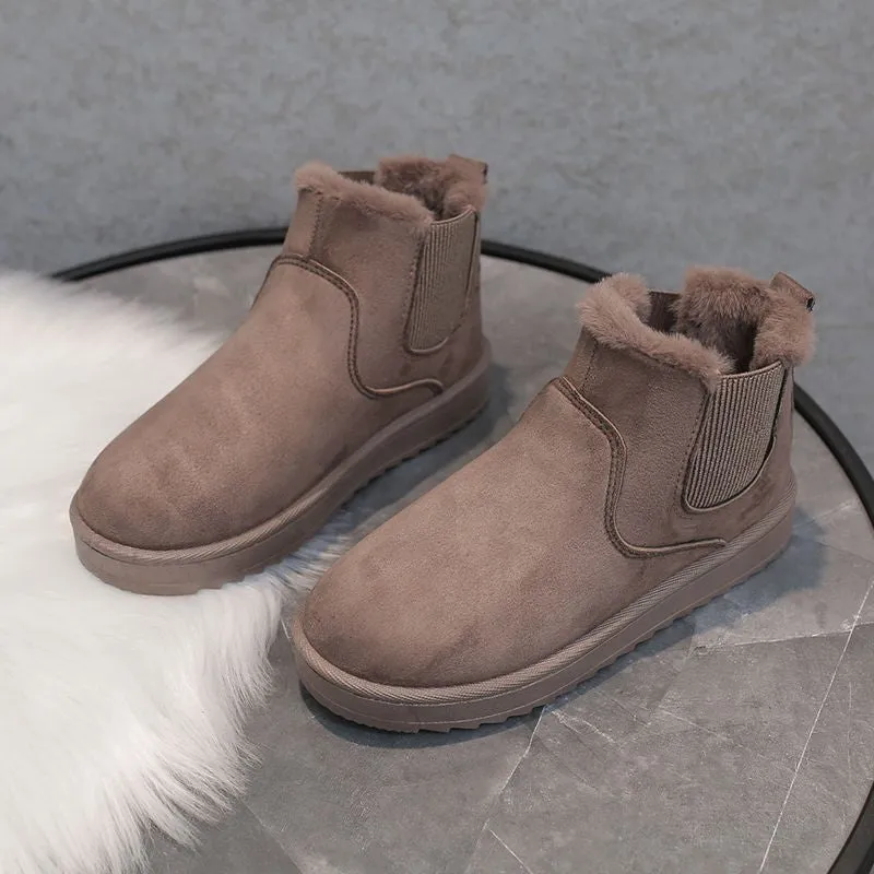 Dyavor Women Modern Orthopedic Plush Boots