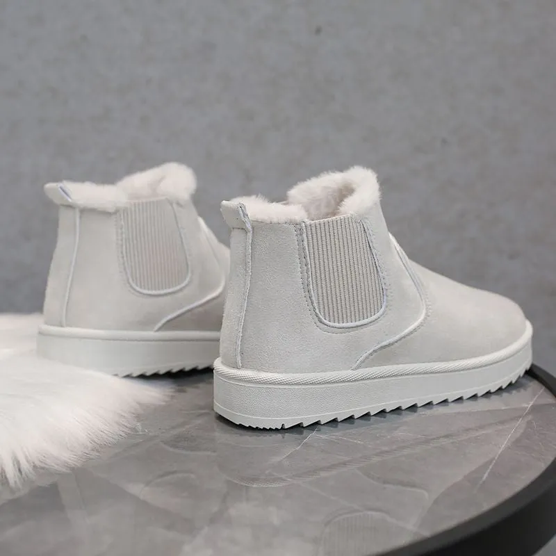 Dyavor Women Modern Orthopedic Plush Boots