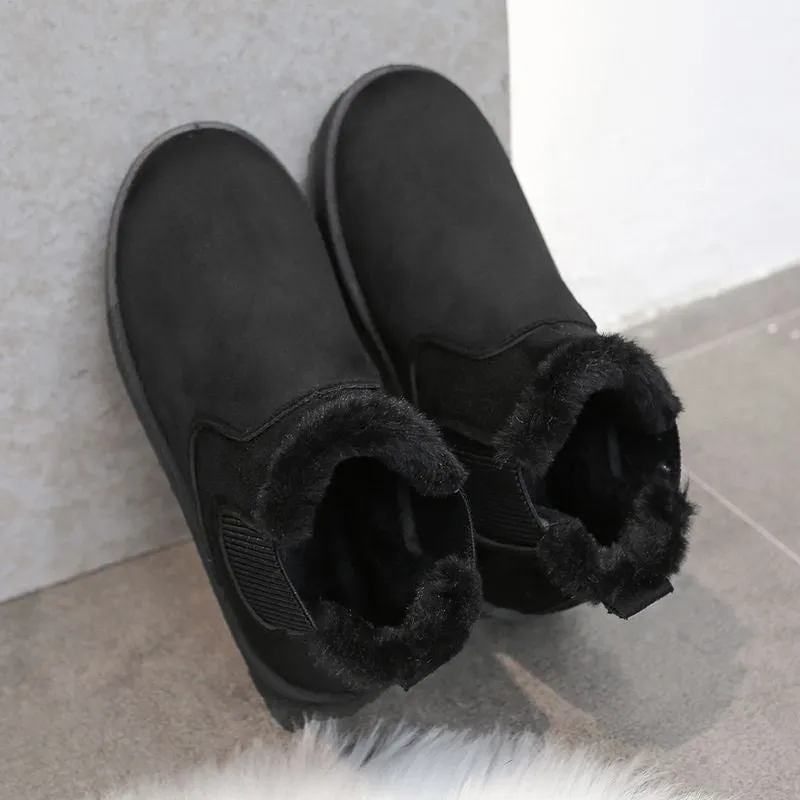 Dyavor Women Modern Orthopedic Plush Boots