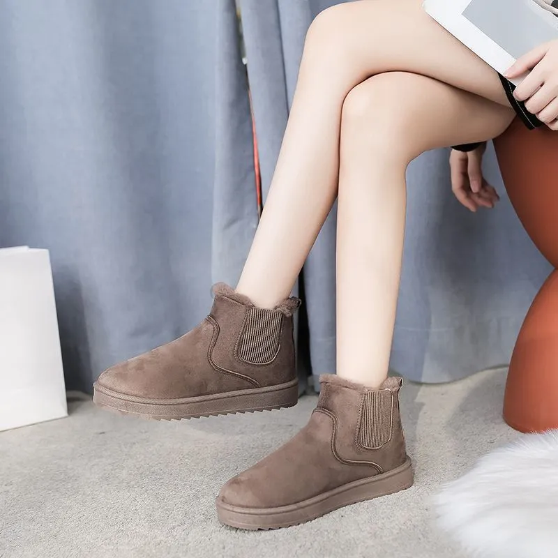 Dyavor Women Modern Orthopedic Plush Boots