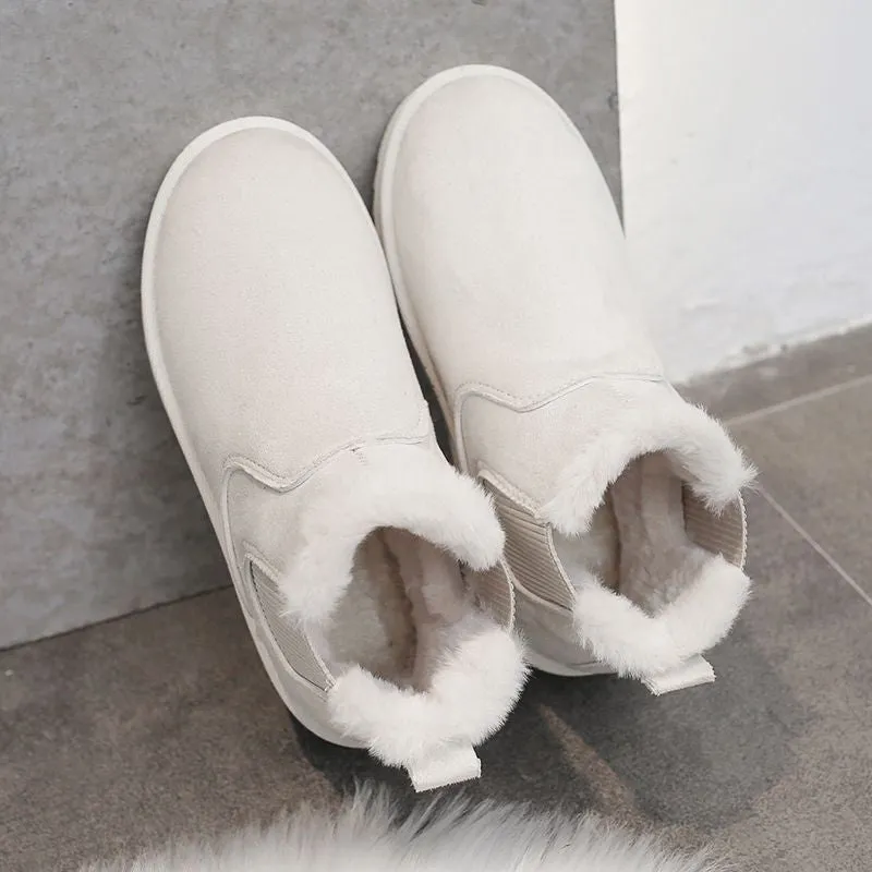 Dyavor Women Modern Orthopedic Plush Boots