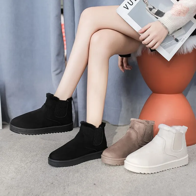 Dyavor Women Modern Orthopedic Plush Boots