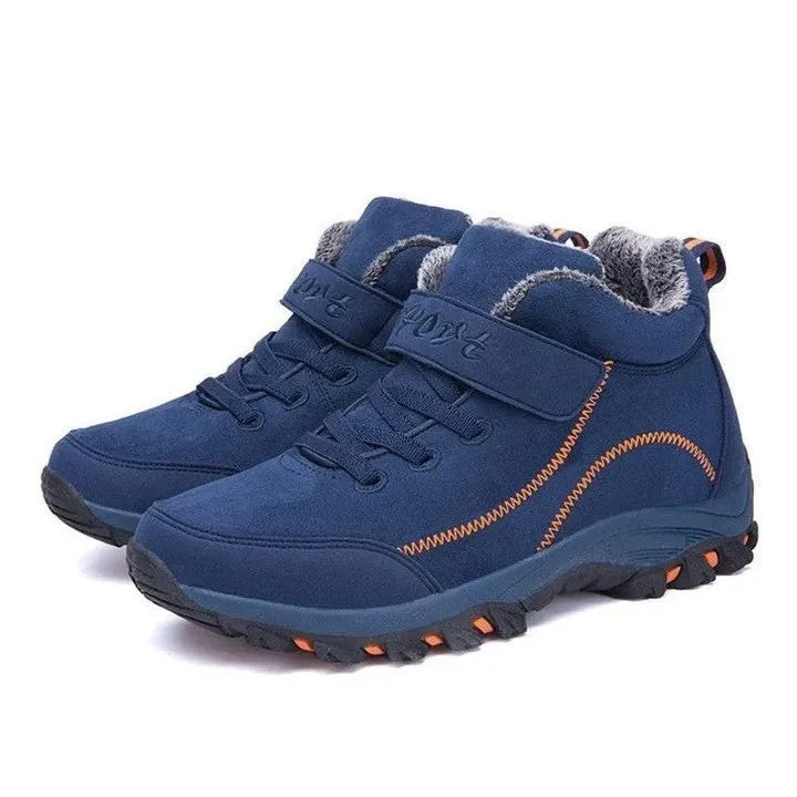Dyavor Women Orthopedic Ankle Leather Snow Boots