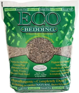 Eco Bedding 99% Dust-Free Paper Bedding for Small Pets and Birds, Eco Natural, 1.5L - Safe, Clean, Ideal Nesting & Burrowing Material for Comfort