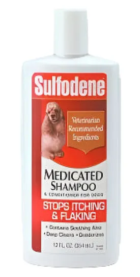 Farnam Sulfodene Medicated Dog Shampoo and Conditioner - 12 Oz