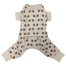 Fashion Pet Hedgehog Dog Pajamas Grey