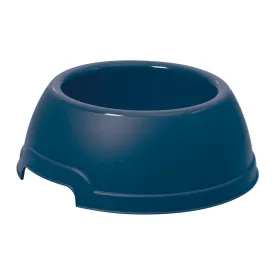 Georplast Lucky Plastic Antislip Pet Bowl Navy Blue