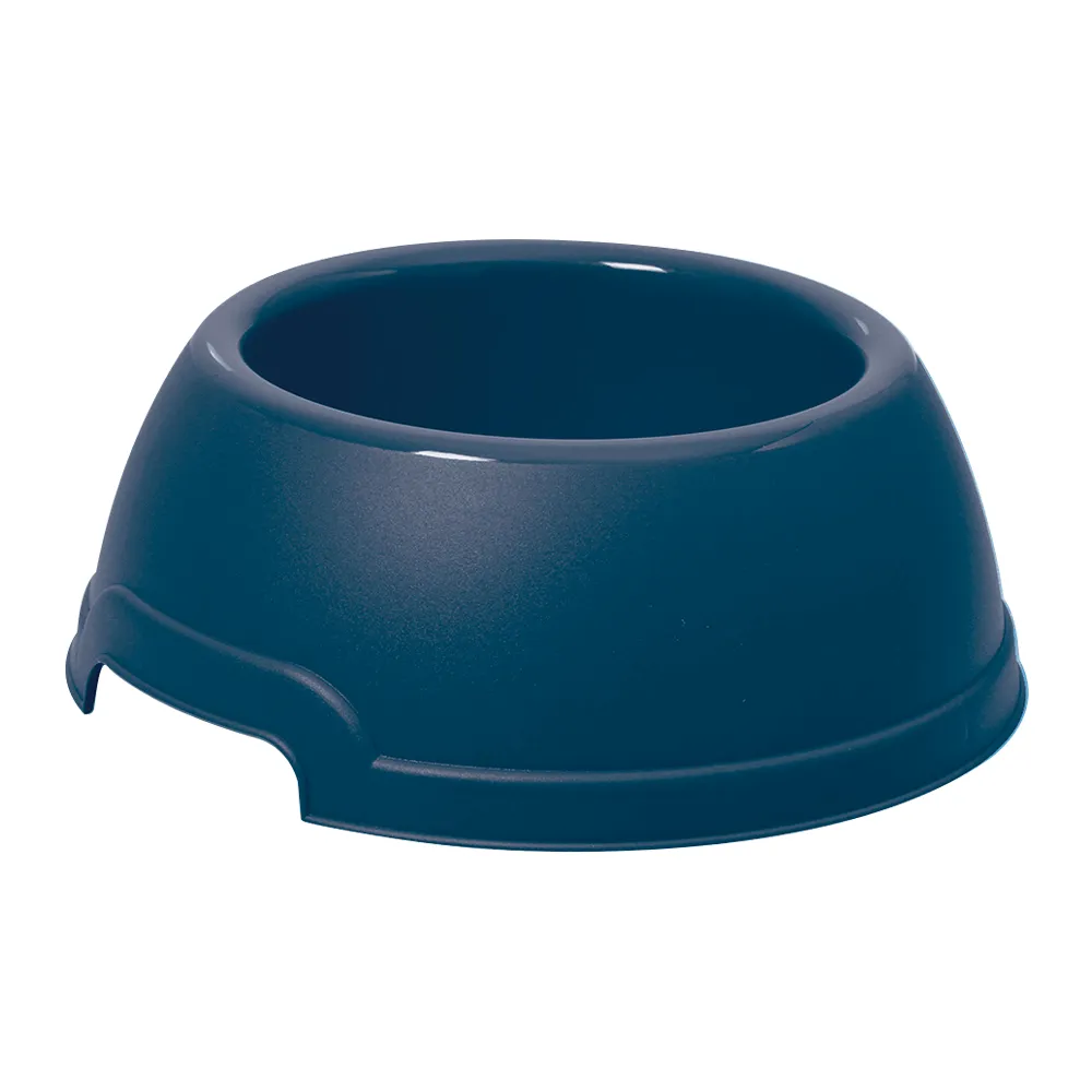 Georplast Lucky Plastic Antislip Pet Bowl Navy Blue