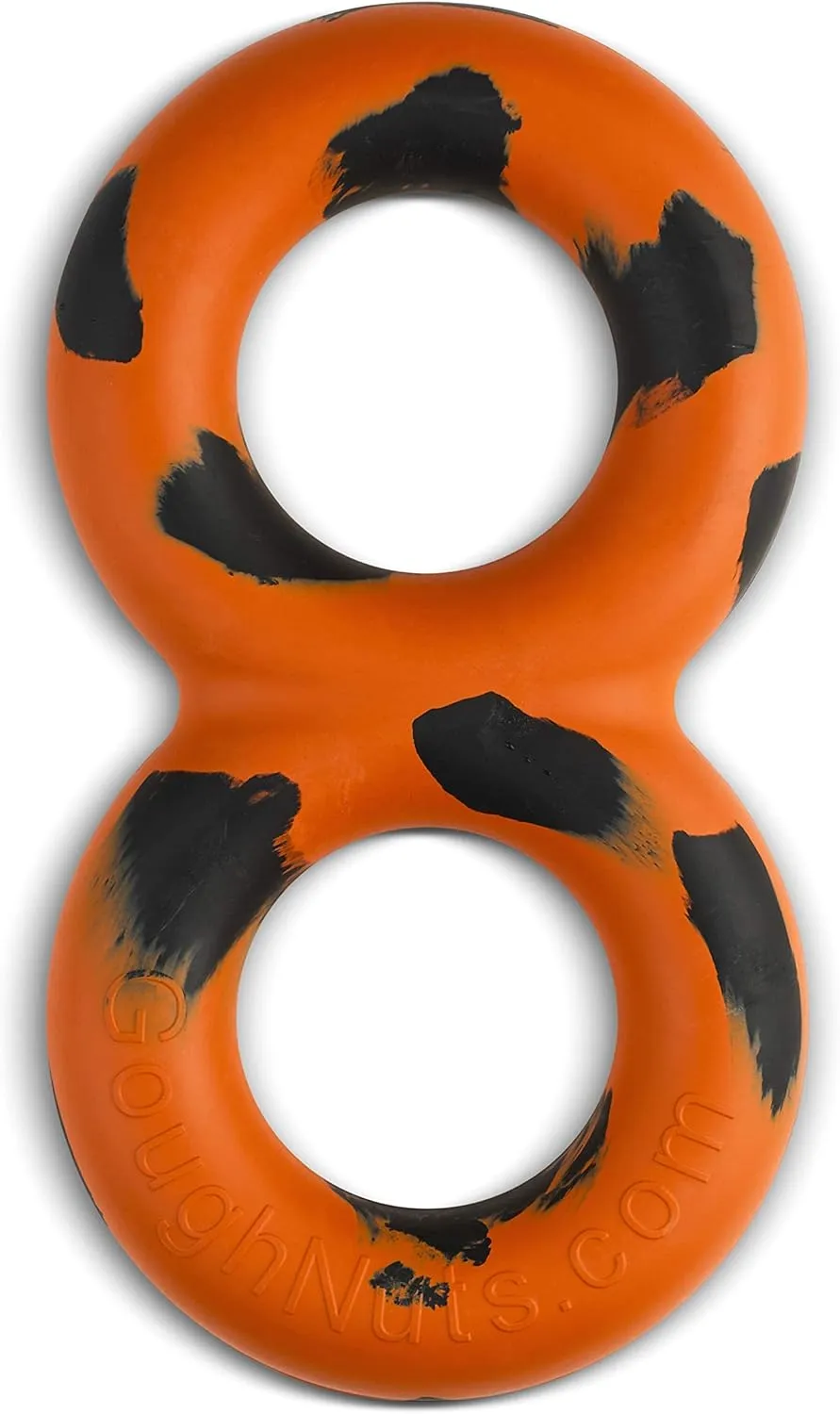 Goughnuts  Dog Toys for Aggressive Chewers | Virtually Indestructible Pull Toy for Breeds Such as Pit Bulls and German Shepherds | Heavy Duty Tug Dog Toy | Medium | Orange
