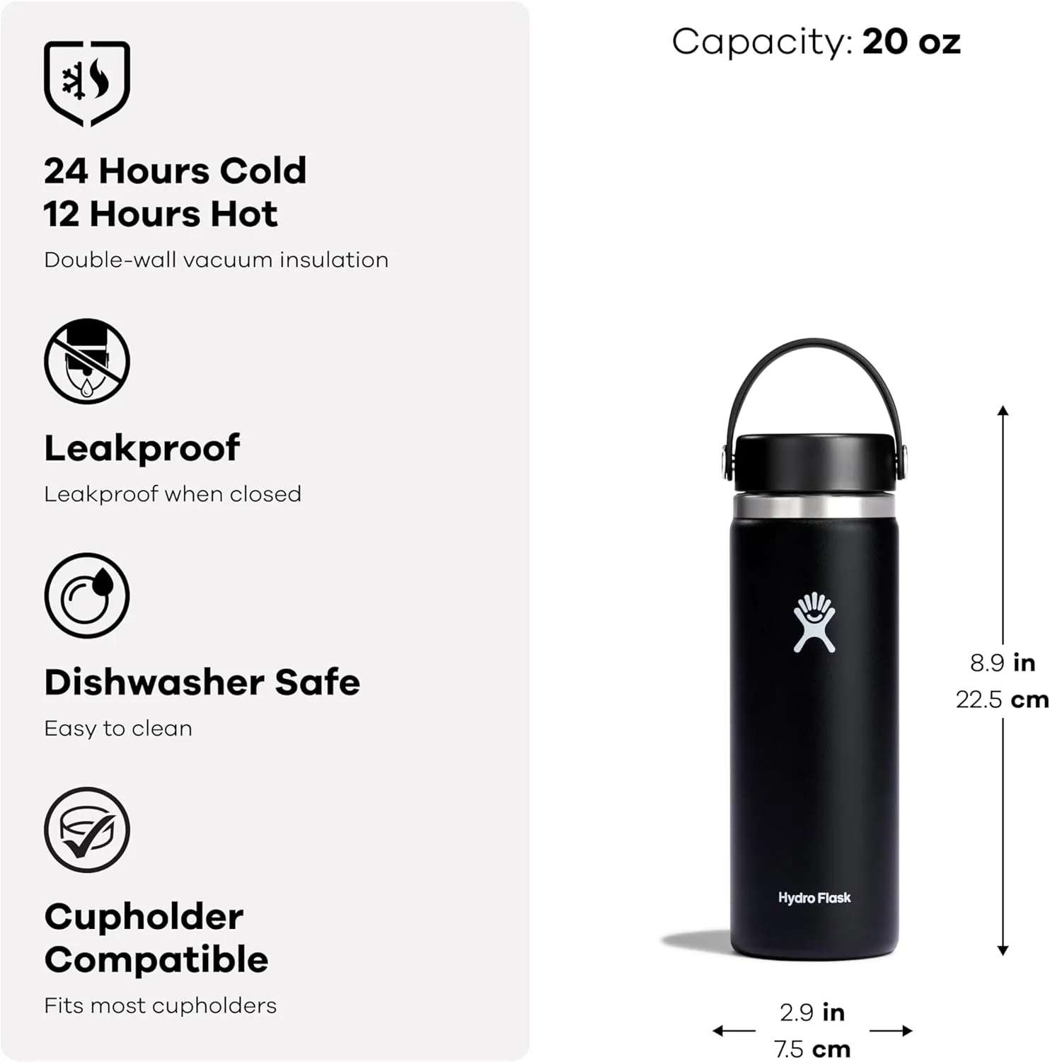 Hydro Flask 20 Oz Wide Flex Cap Aloe