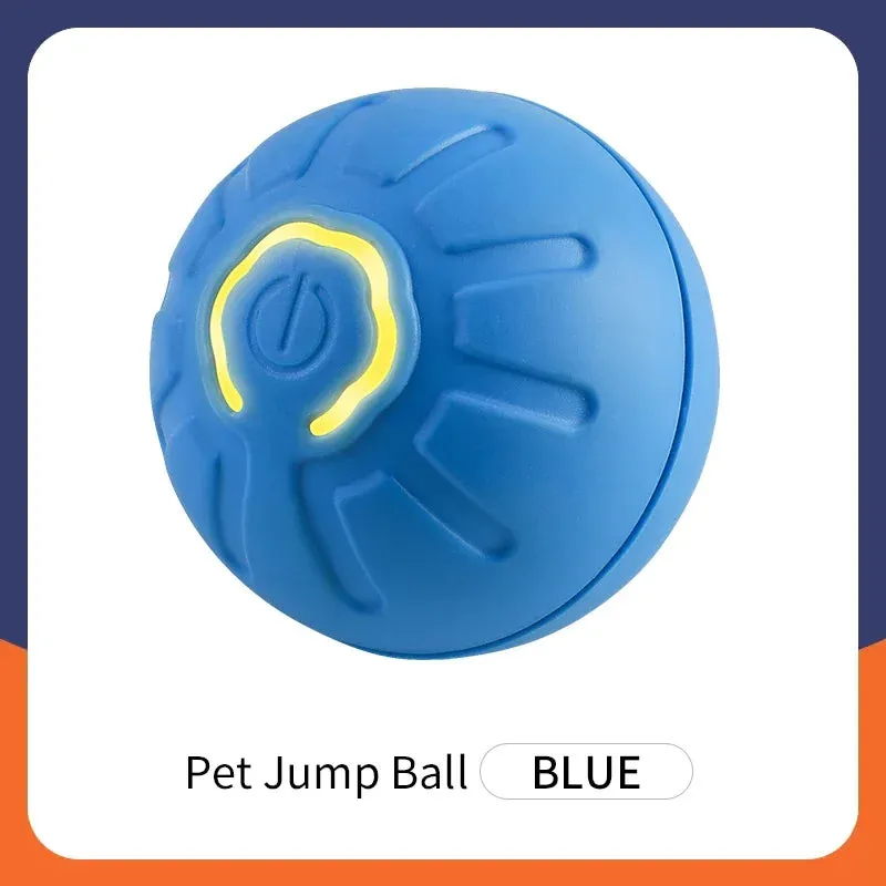 Interactive Pet Toy Ball - USB Rechargeable Automatic Bouncing Ball for Dogs and Cats