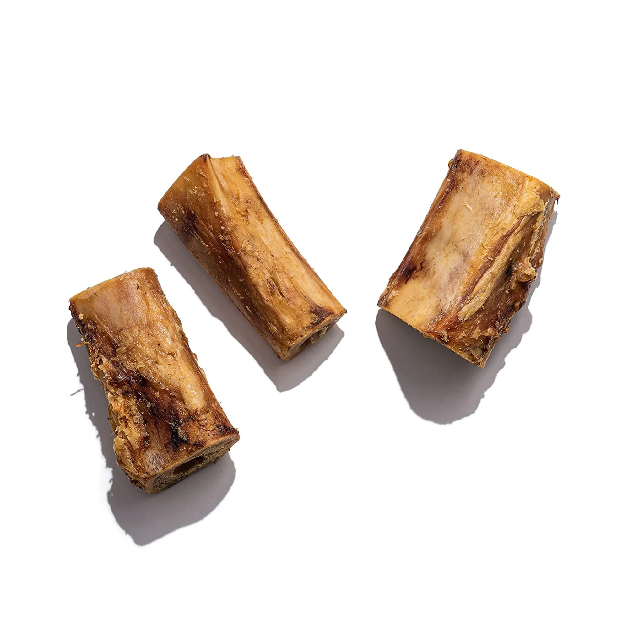 K9warehouse Beef Stuffed Marrow Dog Bones - 3 pack - 3 inch