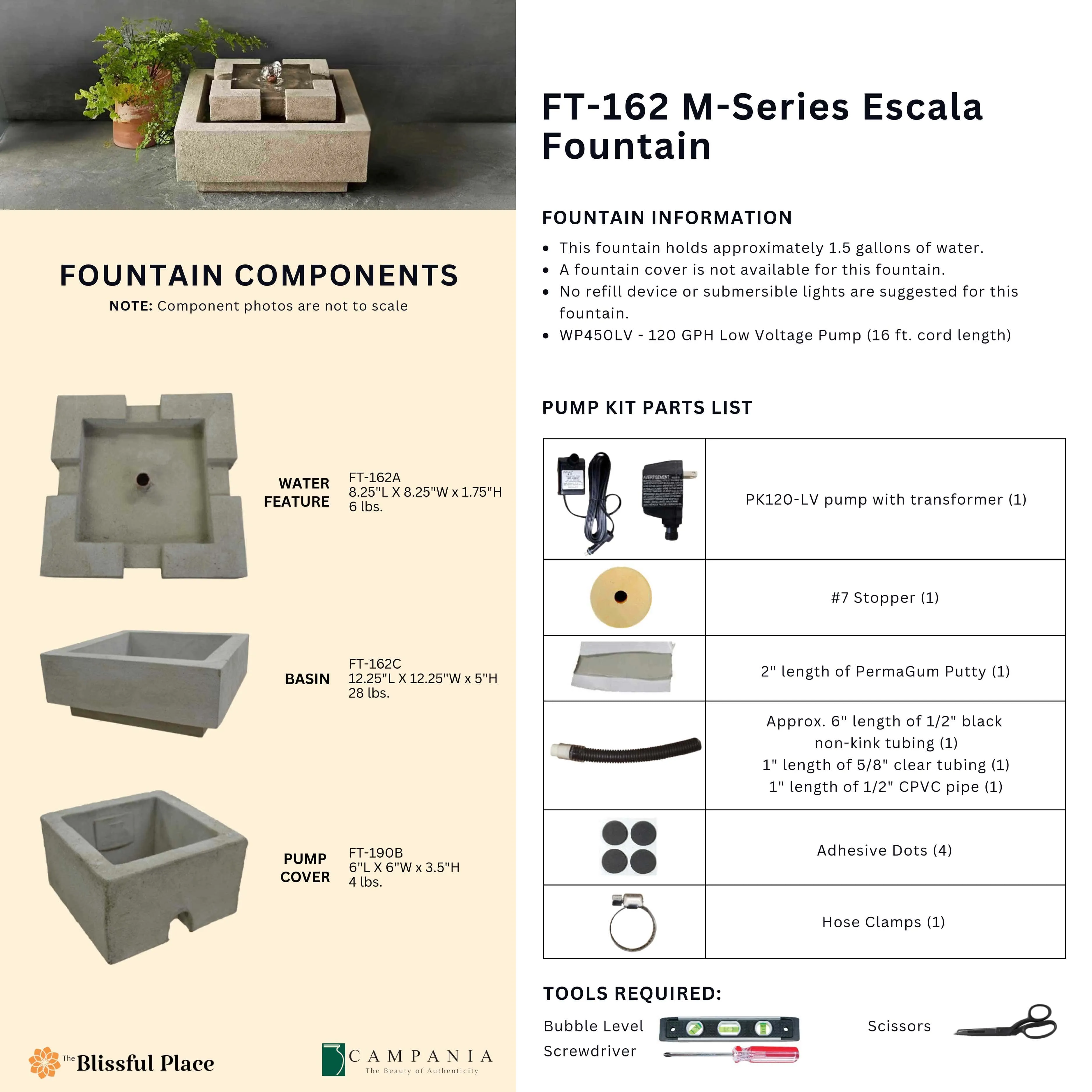 M-Series Escala Fountain Campania International