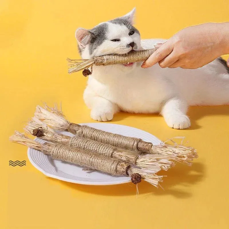 Natural Cat Dental Toy Chew Stick