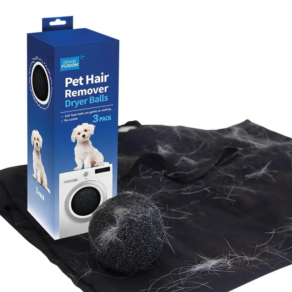 Pet Hair Dryer Balls 3 Pack