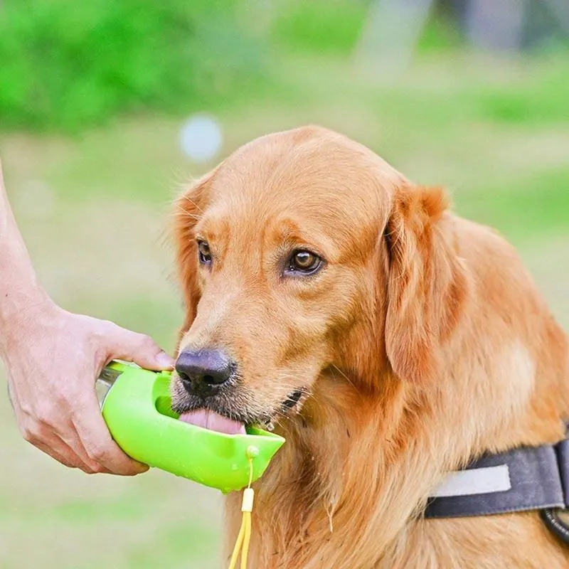 Portable Pet Water Bowl Bottle - Easy One Button Operation