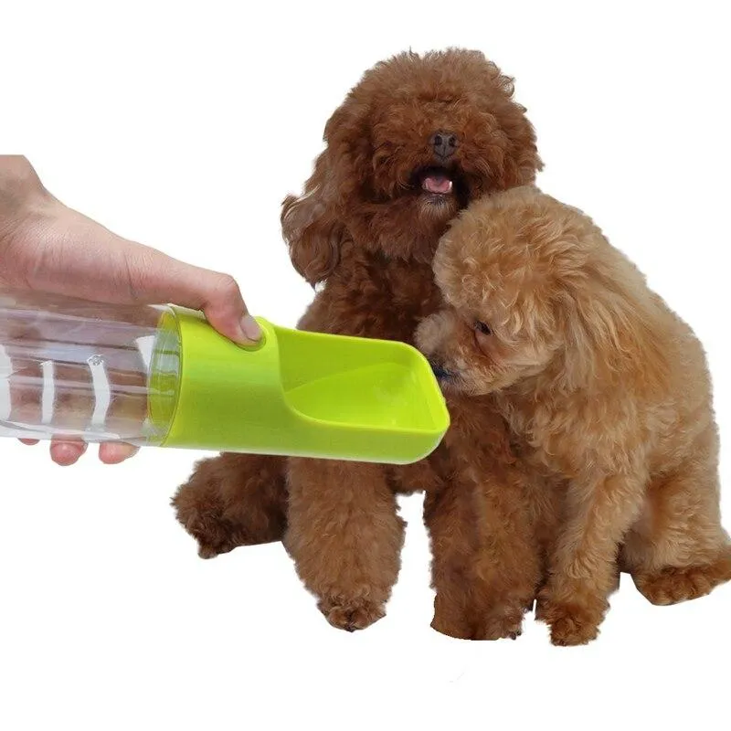 Portable Pet Water Bowl Bottle - Easy One Button Operation