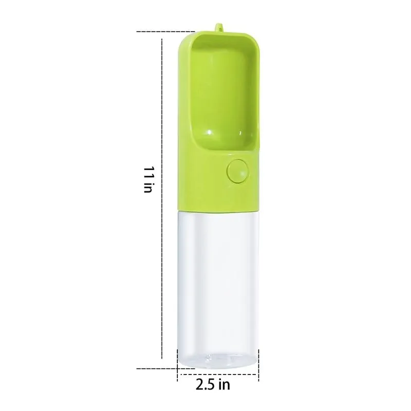 Portable Pet Water Bowl Bottle - Easy One Button Operation