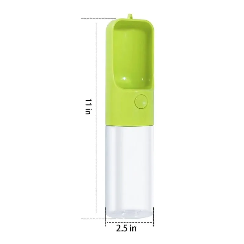 Portable Pet Water Bowl Bottle - Easy One Button Operation