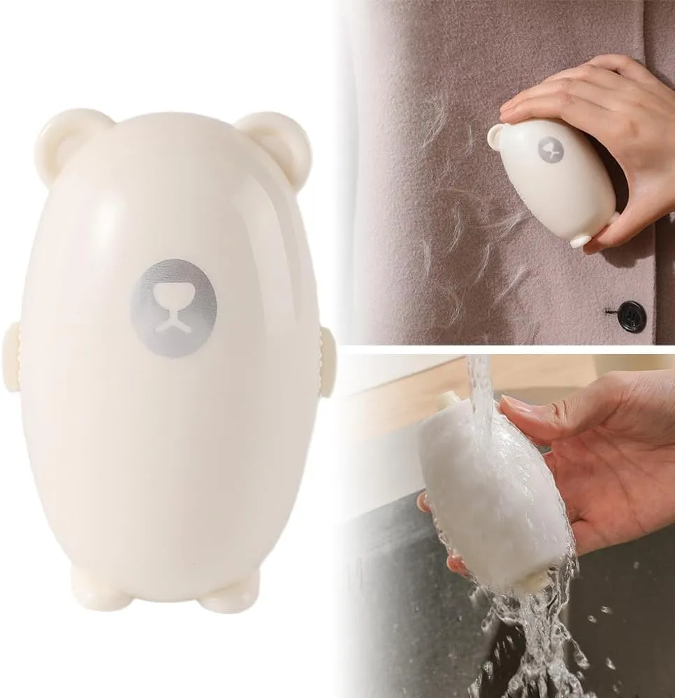 Reusable Lint Rollers for Pet Hair, Washable Sticky Roller for Clothes, Portable Home Travel Lint Roller, Super Sticky Lint Roller Ball for Plush Hair, Washable lint Roller,Dust, Clothes (White)