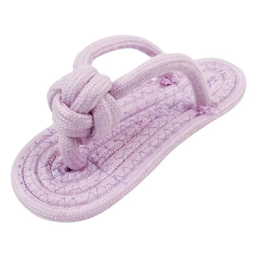 Rope Dog Toy Slipper - Not An Actual Slipper - 100% rope