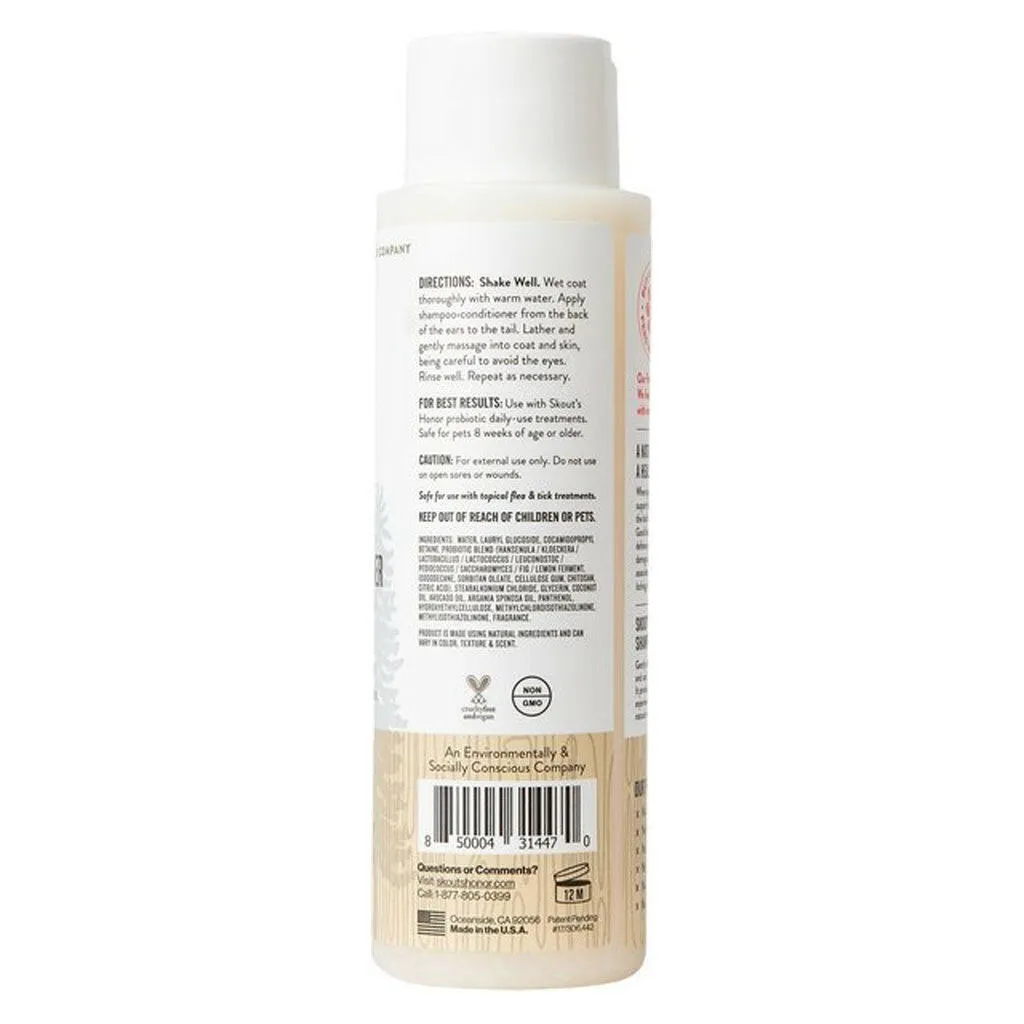 Skout's Honor Probiotic Shampoo & Conditioner for Dogs, Dog of the Woods (16 oz)