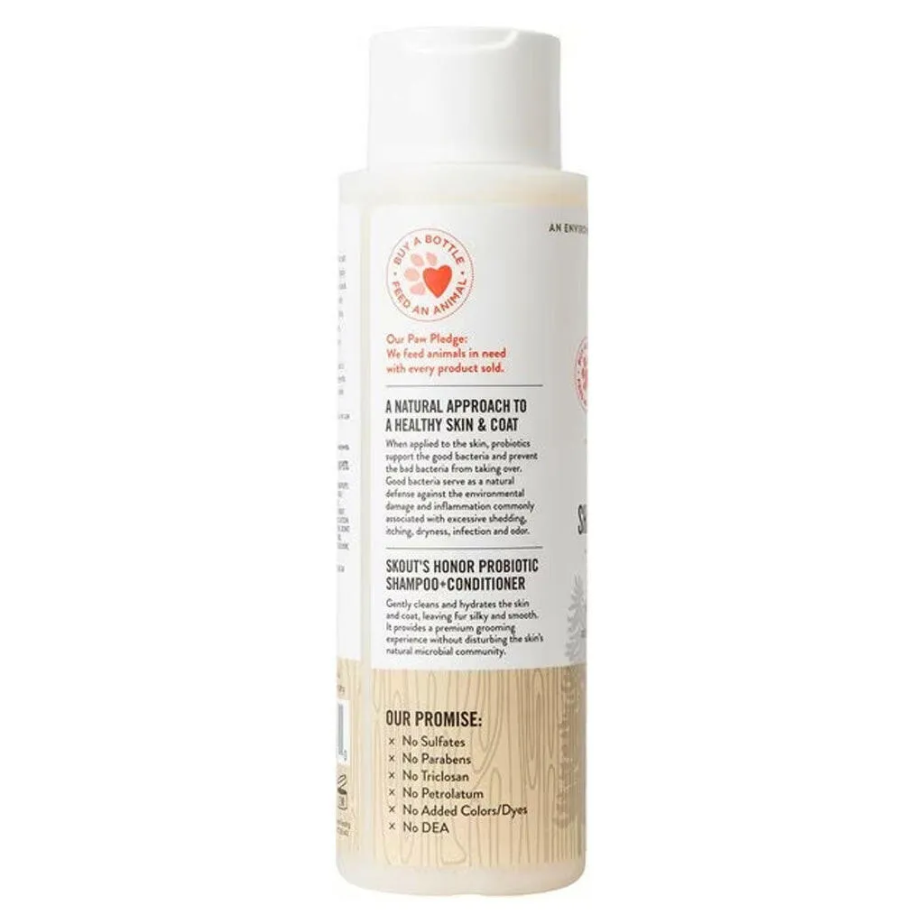 Skout's Honor Probiotic Shampoo & Conditioner for Dogs, Dog of the Woods (16 oz)