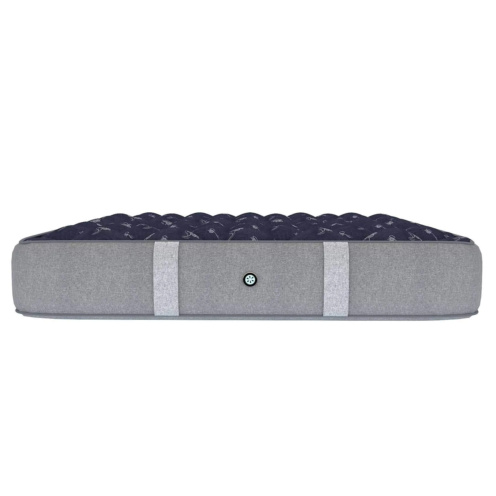 SLEEPSPA BY COIRFIT Euphoria Normal Top 10 Inch Queen Size Bonnell Spring Mattress with 6 year Warranty | Orthopedic Pro - Doctor Recommended | Pressure Relieving | PU Foam for Support (Blue,75X60X10)