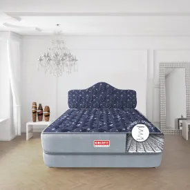 SLEEPSPA by COIRFIT Euphoria Normal Top 6 Inch Queen Size Bonnell Spring Mattress with 6 Year Warranty | Orthopedic Pro - Doctor Recommended | Pressure Relieving | PU Foam for Support (Blue,72x60x6)