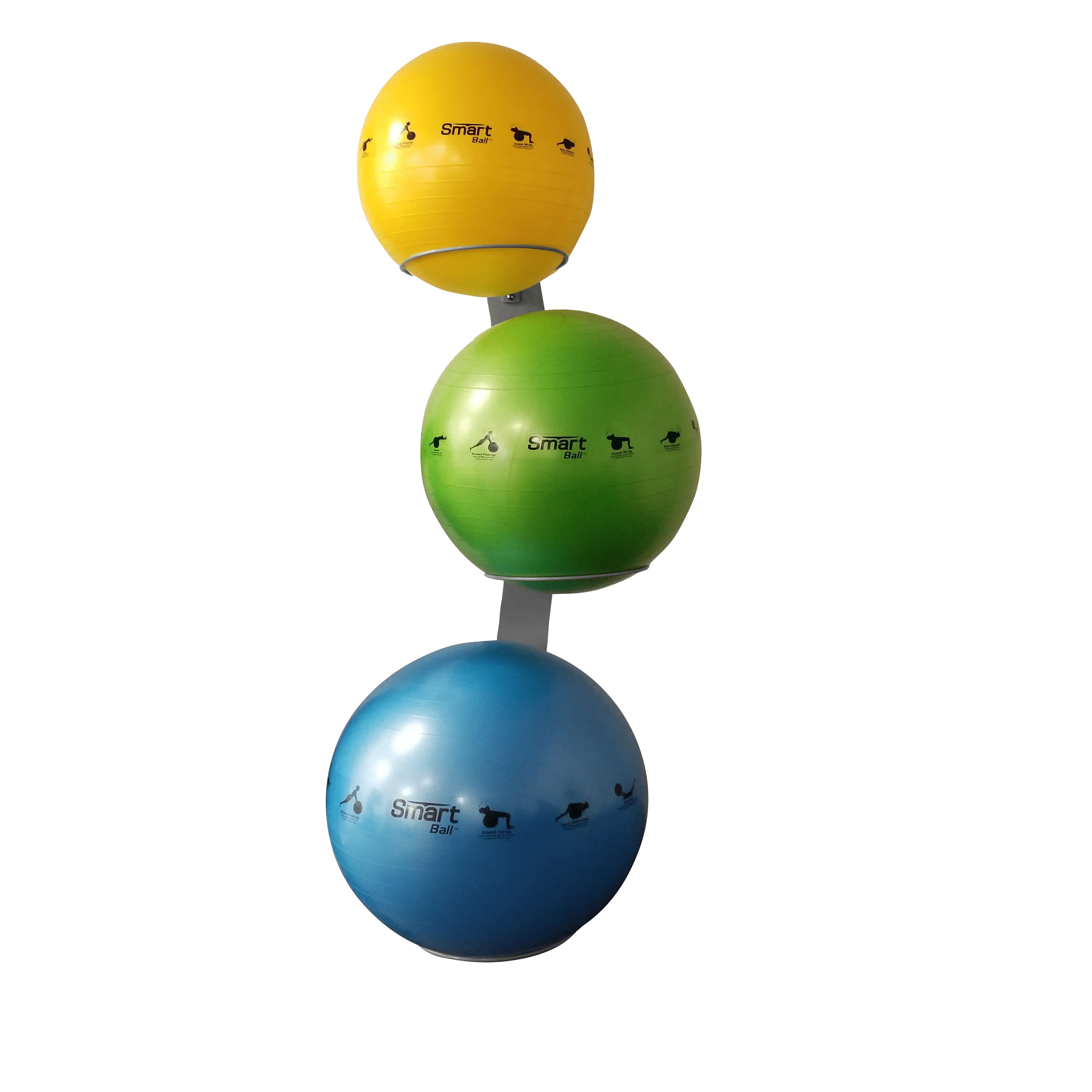 Smart Stability Ball Rack, Wall Mounted Commercial Package