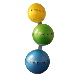 Smart Stability Ball Rack, Wall Mounted Commercial Package