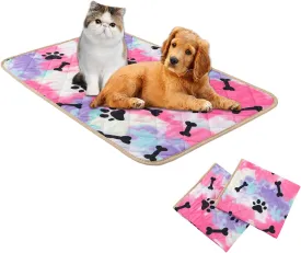 SPXTEX Dog Crate Pads Dog Pee Pads Rugs Washable Dog Pads, Non Slip Puppy Pee Pads for Small Dogs, Waterproof Pet Pad Rug, Dog Whelping Training Pads for Dogs, 1 Piece, 30"x40" Red