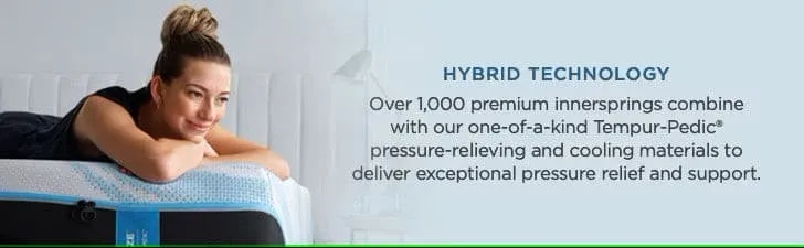 Tempur-Pedic TEMPUR-ProBreeze® Medium Hybrid 12" Mattress