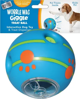 Treat Ball- Interactive Dog Toy & Treat Dispenser, Fun Giggle Sounds When Rolled or Shaken, Great for Dogs Pets Know Best